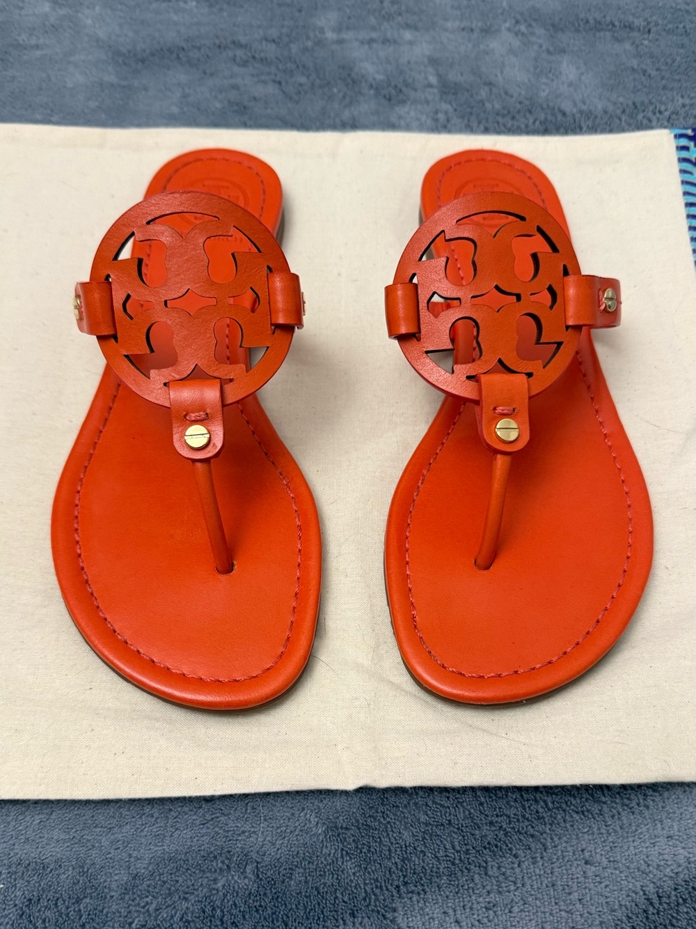 Tory Burch Miller Leather Sandals